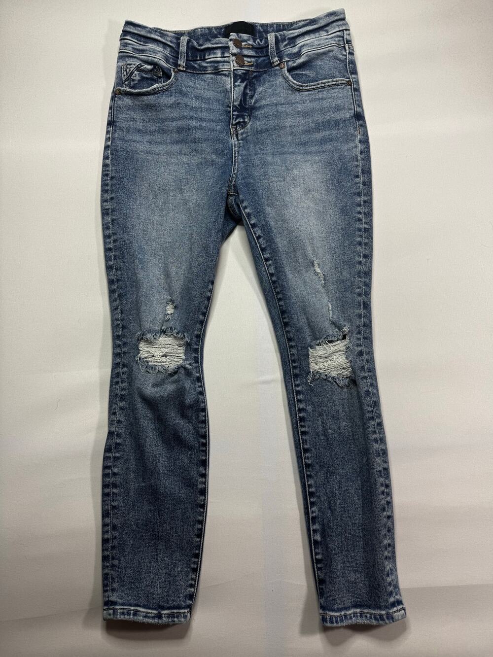 Buckle Black‎ Women's Fit No.75 Ankle Skinny Blue Denim Jeans - 28x27 (29x26)